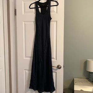 Banana republic green slip dress